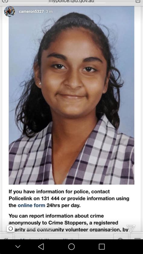 Missing girl from Brisbane Bayside State College, report to 131 444 if ...