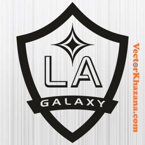 LA Galaxy Black And White Logo Svg Png online in USA