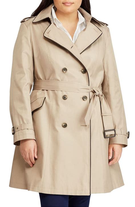 Lauren Ralph Lauren Double Breasted Trench Coat Nordstrom Trench