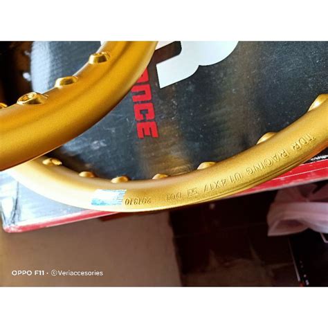 Jual Velg Tdr Racing U Shape Ring Gold Original Shopee