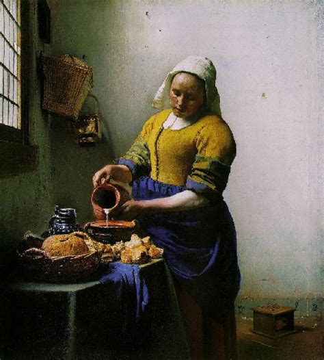 Artwork Replica The Milkmaid C By Jan Vermeer