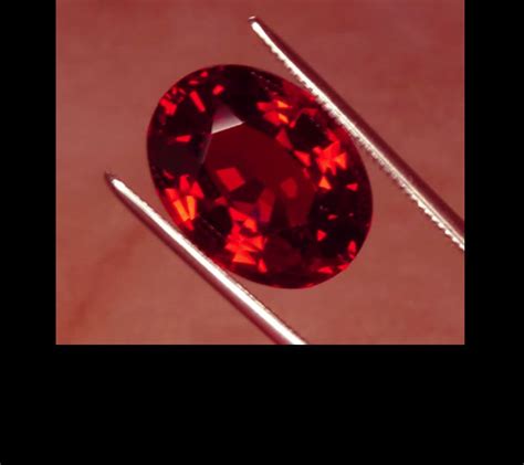 Spessartite Garnet Natural Faceted Orange Ct International