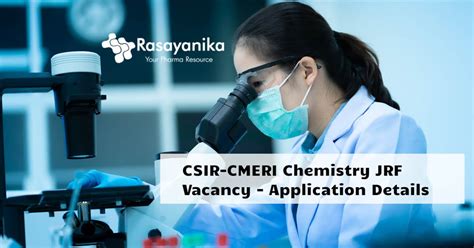 Csir Cmeri Chemistry Jrf Vacancy Application Details