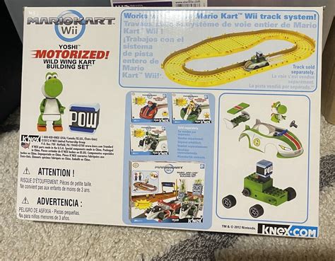 K Nex Mario Kart Wii Yoshi Wild Wing Motorized Building Set New W Pow