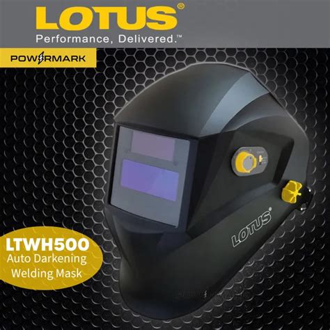 Lotus Ltwh500 Auto Darkening Black Helmet [powermark Lac] Lazada Ph