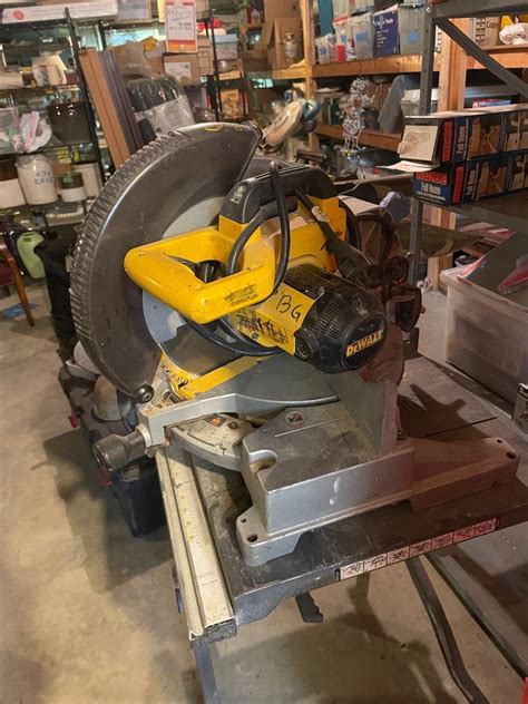 Dewalt Dw Chop Saw With New Blade Working Condition