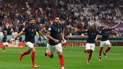 France Maroc Les Bleus Rejoignent Largentine En Finale De La Coupe