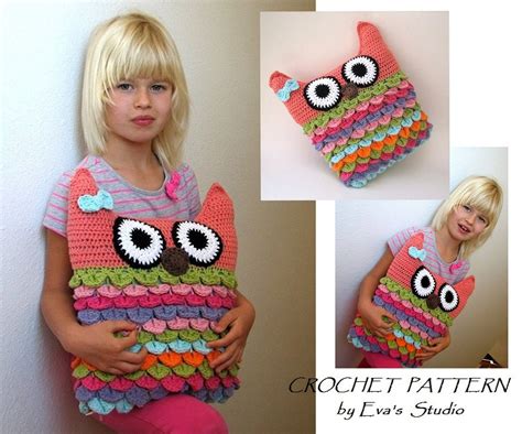 Crochet Owl Pillow Pattern PDF Crochet Pattern Owl Pillow - Etsy