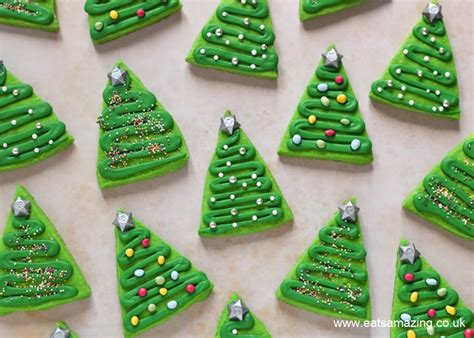 Easy Shortbread Christmas Tree Cookies Eats Amazing