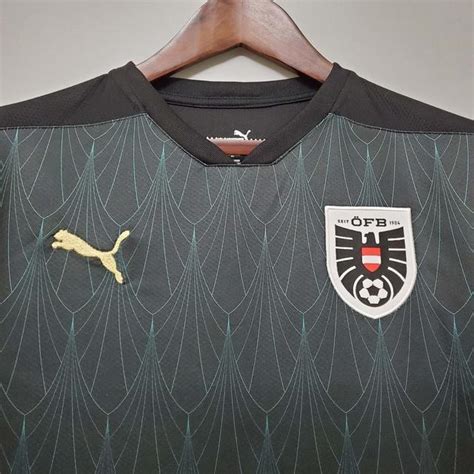 Camiseta Austria 2º equipación EURO 2021 Marcas Jerez