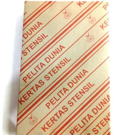 Kertas Stensil Buram F4 Siplah