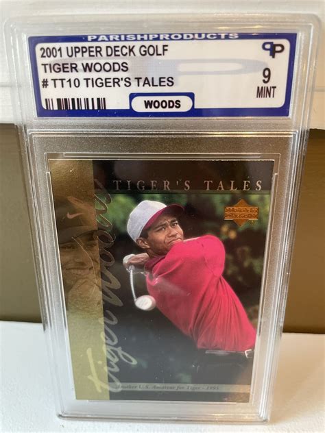 2001 Upper Deck Tiger Woods Tigers Tales MINT EBay