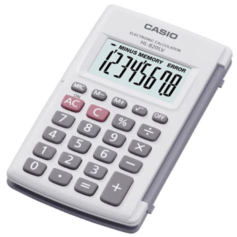 Calculadora De Bolso Casio D Gitos Branca Kabum