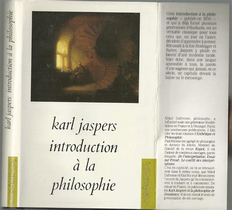 Amazon Introduction À La Philosophie 9782724247527 Karl Jaspers