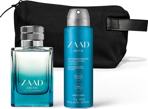 Combo Zaad Artic Eau De Parfum Ml Desodorante Aerosol G