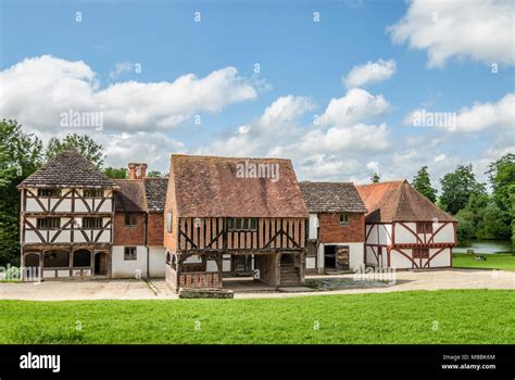 Historic Houses On Display At Weald Downland Open Air Museum In