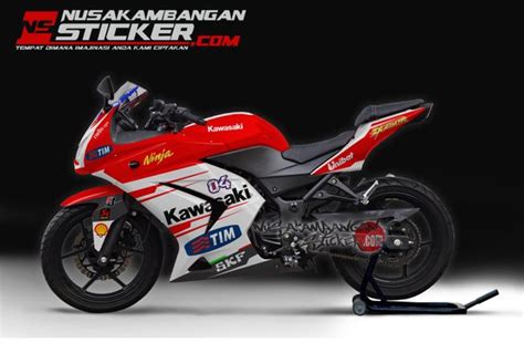 Jual Decal Motor Sticker Motor Ninja 250 Karbu Versi Ducati Di Lapak