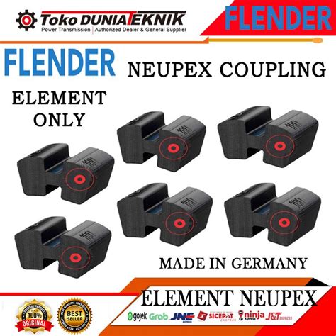 Jual Neupex Rubber Coupling Flender B125 Rubber Only 1set 6pcs 100 German Shopee Indonesia