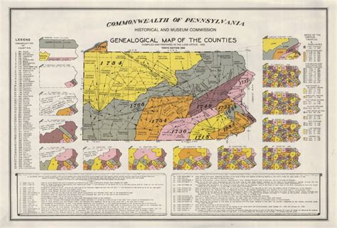 Organization of Counties in Pennsylvania - Pennsylvania Genealogy