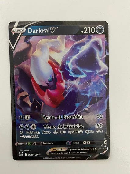 Carta Pok Mon Darkrai Mercadolivre