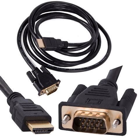 Kabel Vga Hdmi M Gold Z Ote Z Cza Full Hd Przew D D Sub Verk