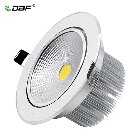 Dbf Angle Adjustable Silver Body Dimmable Led Recessed Ceiling