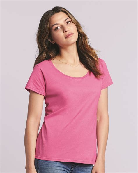 Gildan Softstyle® Womens Deep Scoop Neck T Shirt