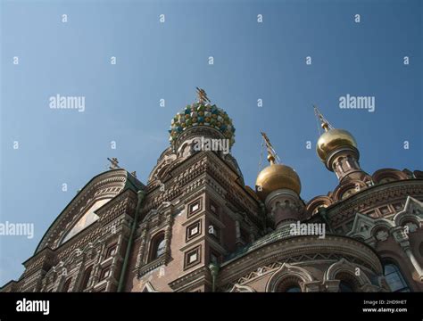 Church Of The Saviour On Holy Blood St Petersburg Russia Also Known