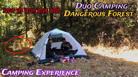 Duo Camping And Cooking In Uttarakhand Forest 🌳 Deep Forest Camping Youtube