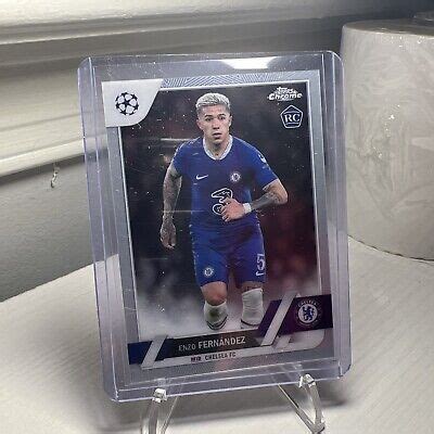 Topps Chrome Uefa Rookie Enzo Fernandez Chelsea Fc Rc Ebay