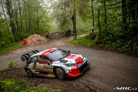 Evans Elfyn Martin Scott Toyota GR Yaris Rally1 Croatia Rally 2022