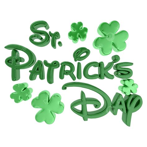 Cartoon Hand 3d Png Hand Drawn St Patricks Day Shamrock Hat Cartoon