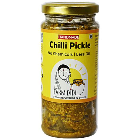 Buy Farm Didi Green Chilli Hari Mirchi Achaar Pickle Spicy Tangy No