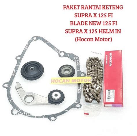 Jual Rantai Keteng Set Paking Supra X 125 Fi Blade New 125 F1 Supra X 125 Helm In Di Lapak