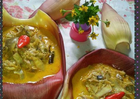 Resep Jantung Pisang Santan Kumpulan Resep Enak