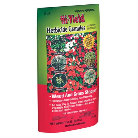 Hi Yield 21748 Herbicide Weed And Grass Granules 15 Lb