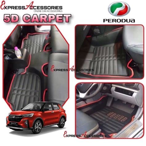 New Model Perodua Ativa D Carpet Customized Fit Floor Mat Lapik