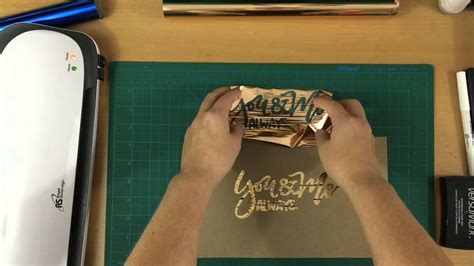 Foiling Your Lettering Youtube