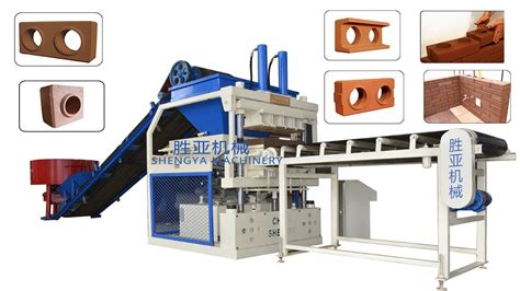 SY4 10 Hydraulic Interlocking Brick Producing Machine Lego Blocks Press