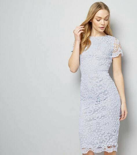 Ax Paris Pale Blue Crochet Lace Midi Dress £35 Crochet Midi Dress Womens Midi Dresses Lace