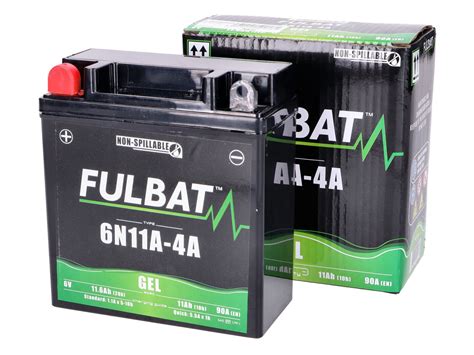 Batterie Fulbat 6N11A 4A 6V 11Ah GEL Simson MZ