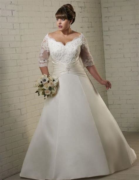 Plus Size Empire Waist Wedding Dress Pluslook Eu Collection