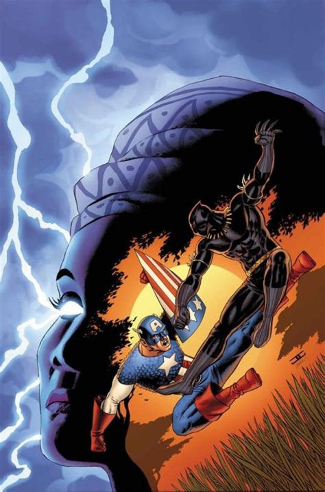 Black Panther Vs Captain America By John Cassaday Black Panther Black Panther Art Black