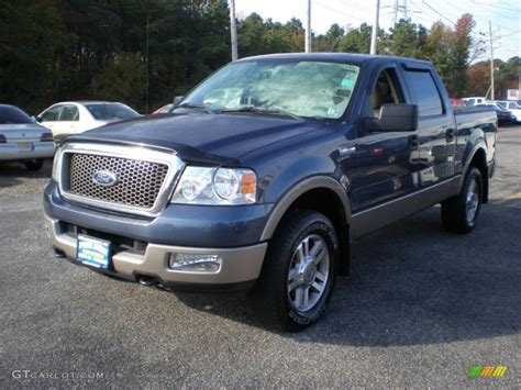 2005 Medium Wedgewood Blue Metallic Ford F150 Lariat Supercrew 4x4