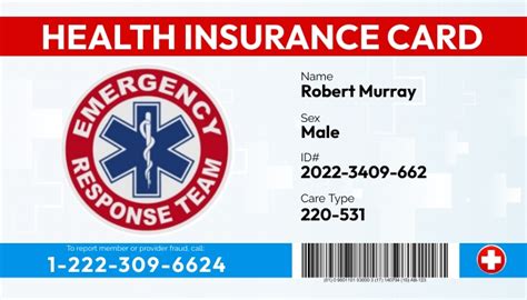 Health Insurance Card Template | PosterMyWall