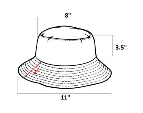 Fedora Hat Printable Bucket Hat Sewing Pattern