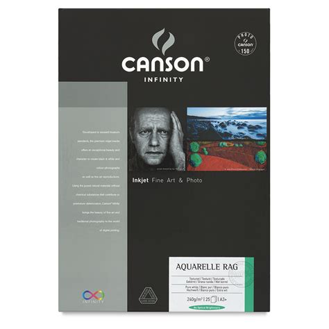 Canson Infinity Aquarelle Rag Inkjet Paper Blick Art Materials