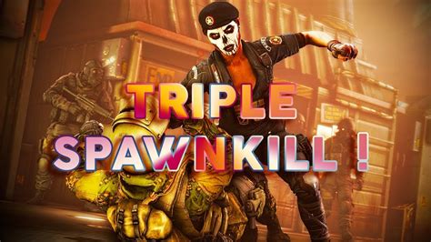 Rainbow Six Siege Triple Spawnkill Vs Clutch Youtube