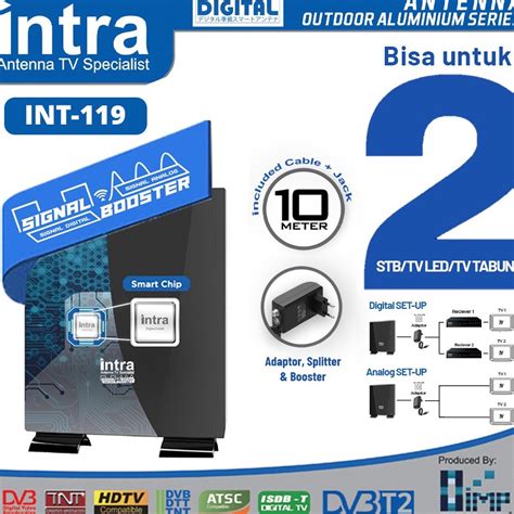 Jual Antena Tv Luar Dalam Intra Int Analog Digital Bisa Tv