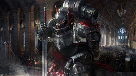 HD wallpaper: fantasy art, artwork, sword, Warhammer 40,000, Space Marine | Wallpaper Flare